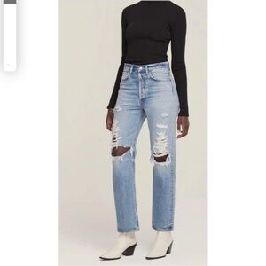 Agolde 90's Mid Rise Loose Fit in Major 27 $198